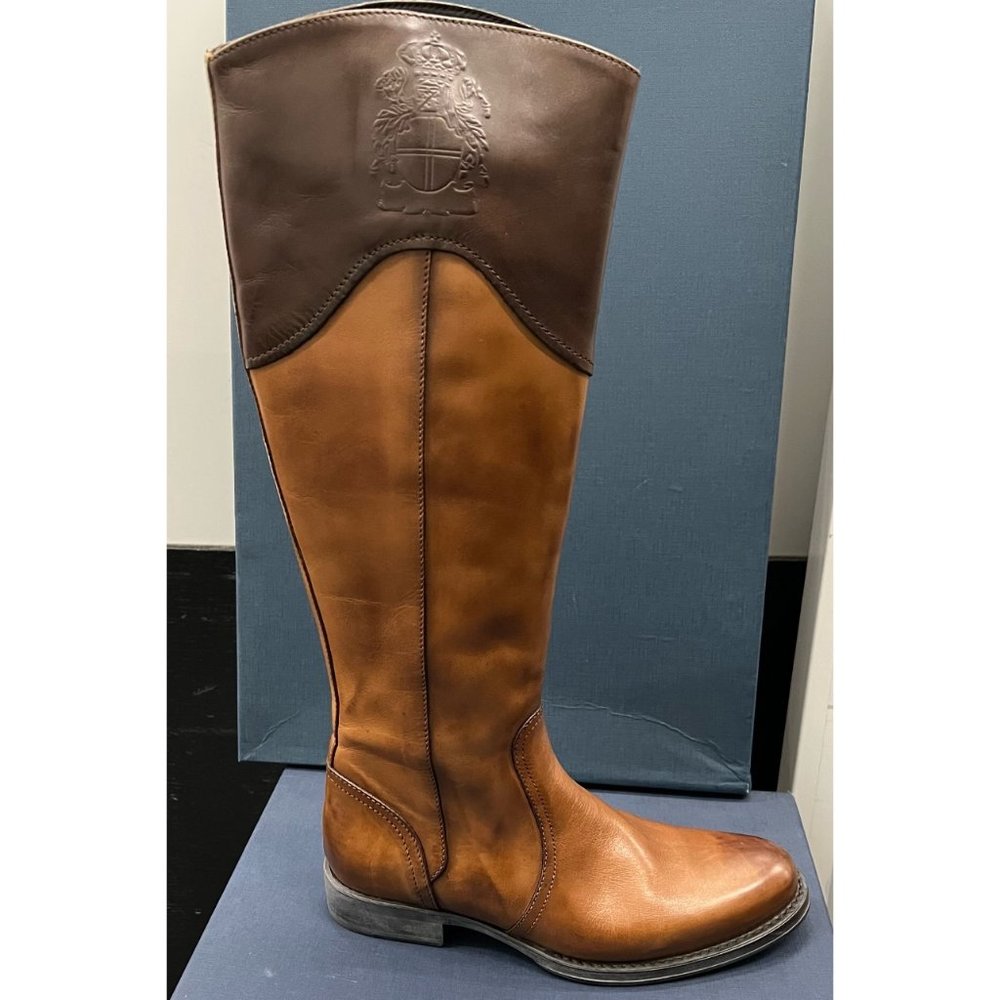 Camel brown Knee high equestrian Women's Boot by Corvari